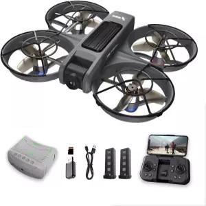 카메라 및 VR 안경이 장착된 FPV 드론 초보자를 위한 5분 비행 쿼드콥터 LED 조명 360 플립 브러시리스