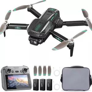 4K 카메라가 장착된 GPS 드론 FPV RC 쿼드콥터 비행 시간 90분 자동 복귀 팔로우 서클 플라이 5인치 LCD