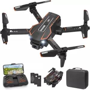 카메라가 장착된 IALOGIC 미니 드론 남학생용 리모컨 헬리콥터 선물 080P 라이브 비디오 FPV RC 쿼드콥터