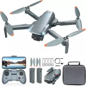카메라 080P HD가 장착된 FPV 드론 성인 초보자를 위한 접이식 RC 쿼드콥터 음성 제어 제스처 셀카 리스