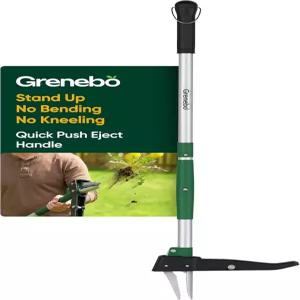 그레네보 스탠드업 위드 풀러 도구 이젝트 메커니즘이 있는 클로 가든 제거 고강도 수동 제초기 민들레