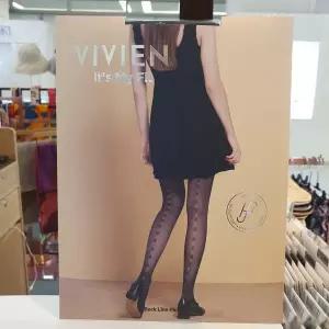 [비비안](김해점)팬티호즈 백라인 플라워[PH3466]