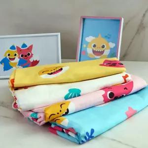 핑크퐁 블랭킷 애착 이불 아기담요 낮잠이불 100% 천연섬유 (120cmX95cm)