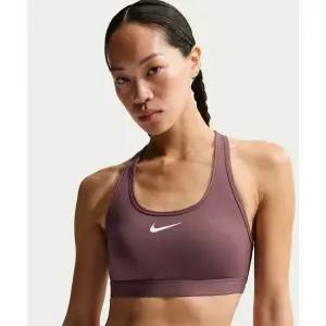 매장정품 나이키 NIKE 스우시 미디엄 서포트 패드 스포츠 브라 W - 타투:화이트 DX6822-502 216755