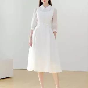 [미니멈]MZBAWO4160BL 카라 시스루 원피스_JK