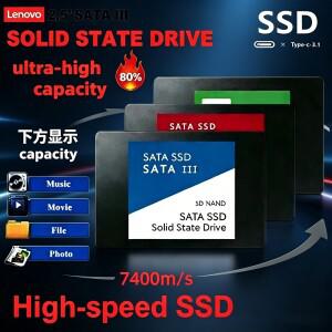 레노버 호환 1TB 외장 SSD 휴대용 SATA USB3.1 고속 대용량 저장 하드 드라이브 노트북 데스크탑 및 Mac