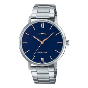 [병행 수입품] CASIO MTP-VT01D-2B [카시오] 쿼츠 남성용 시계 네이비 메탈 밴드