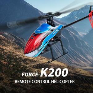 WLtoys XK K200 RC 헬리콥터 4CH 2.4G 원격 제어 비행기 광학 흐름 포지셔닝 공기 압력 고정 높이 비행기