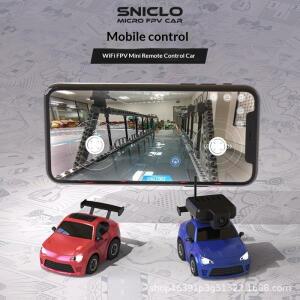 SNICLO FPV RC카 미니 포켓 무선 와이파이 1인칭 뷰 휴대폰 조종 레이싱 장난감 자동차 남자 생일 명절