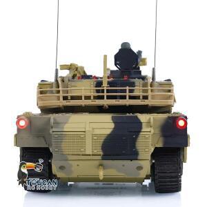 헹롱 M1A2 38162 1 24 RC 탱크 에이브람스 2.4G 장난감 무선 조종 전투 탱크 자동차 모델 소년 용 TH23394