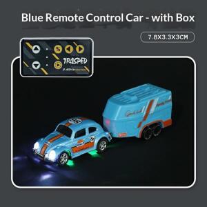 트라스페드 1:64 미니 무선 RC카 합금 레트로 비틀 장난감 자동차 2.4GHz 무선 조종 트레일러  휴대폰 작동