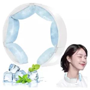 새로운 자연 냉각 큐브 넥밴드 실내 실외 스포츠 레저 활동 28도 미만 어디서나 넥라인