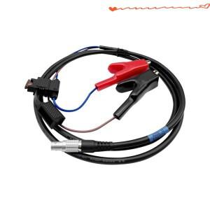 블랙 뉴 A00904 CHCNAC X91 GPS RTK DL5-C1 2핀용 외부 라디오 전원 케이블 클립