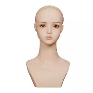 가발 마네킹 메이크업 모자 얼굴 두상 전시용 검정 화장품 매장용