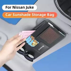 닛산 Juke F5 F6 202 차양 명함 홀더 DVD 선글라스 클립 Stowing Ti 용 자동차 선 바이저 주최자 보관함