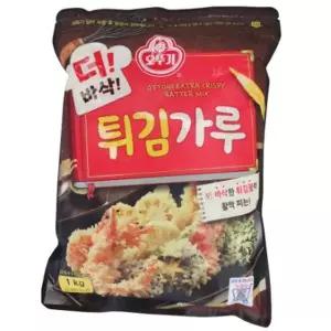 오뚜기 더바삭튀김가루 1KG 홈쿠킹 맛있는 튀김요리 간편식 조미료 가성비 주부