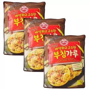 오늘출발 오뚜기 부침가루 1kg 3개
