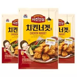 사조안심 치킨너겟 1kg 3개