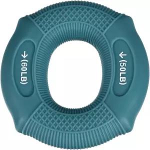 uxcell 핸드 그립 근력 트레이너 3인치 50-60파운드 실리콘 링 핑거 팔뚝 운동용 스퀴저 암벽 등반 헤이즈