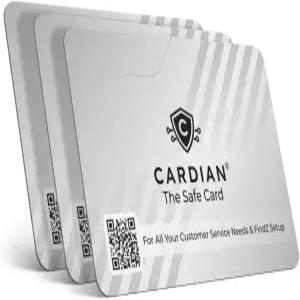 카디안 RFID 차단 카드 세트 3 - 지갑 패스포트 실드 및 NFC 장치용 신용카드 보호 직불 ID EMF 스키밍