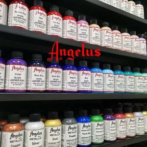 천아트물감 천물감 옷물들이기 ANGELUS 아크릴 가죽 118ML4OZ 수제 페인트 스톤 미술 그래비티 세라믹 스니커즈