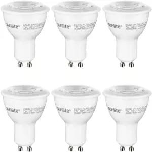 Sunlite LED 90 CRI MR16 반사형 전구 7W (50W 대체) 120V 500루멘 디밍 가능 트위스트 앤 락 GU10 베이스