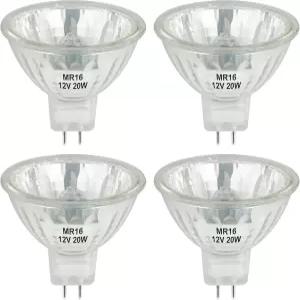 예그루브 MR16 할로겐 전구 12V 20W GU5.3 바이핀 베이스 2800K 웜 화이트 디머블 탁상용 램프 트랙