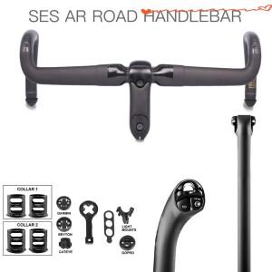 2021 T1000 SES 카본 핸들바 에어로 스템 파이버 로드 mtb 자전거 컴퓨터 마운트 시트포스트 27.2mm