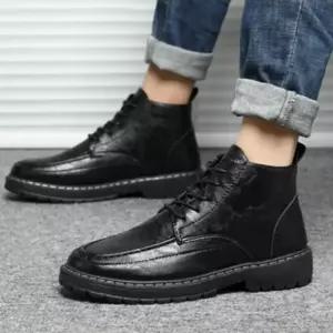 남성워커 캐주얼화 앵클부츠 웰트화 키높이 마틴슈즈 lie2+6cJD