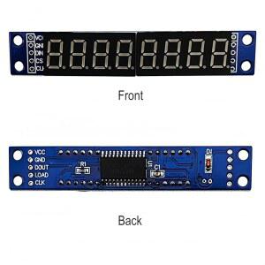 YUHSEEL 4PCS 호환 튜브 LED 디지털 51 빨간색 세그먼트 STM32와 AVR 디스플레이 모듈 36인치 8비트 8자리 MAX7219 ARDUINO