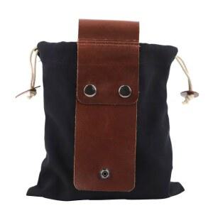 야외 채집 케이스 가방 가죽 Bushcraft 가방 야채 수확 정원 과일 따기 허리 도구 보관 교수형 주머니 캠핑
