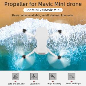 DJI Mavic 미니 3-Blades용 2쌍 PC 소형 드론 프로펠러 퀵릴리스 소품 교체용 액세서리
