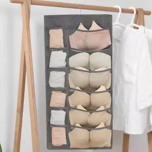 양면 PFT365G0 포켓 속옷 수납걸이 옷걸이 행잉 양말 정리함