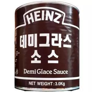 하인즈 데미그라스 소스캔 3K/소스/수입소스/액상소스/통조림소스/데미그라스소스/고기요리소스/갈색소스/