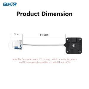 GEPRC O4 에어 유닛 동축 케이블 20cm DJIO4 HD 디지털 시스템 호환 FPV 레이싱 드론 안테나 DIY 교체용 부
