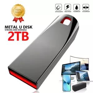 펜 드라이브 USB 3.0 메모리 스틱 2TB 메탈 고속 메모리아 512GB 컴퓨터 저장 장치 플래시