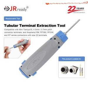 JRready JRconDRK-T210250 앰페놀 RM RT360 시리즈 커넥터용 원형 튜브 타입 핀 추출 도구 20 # 터미널