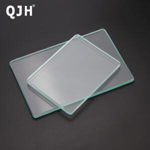 QJH 가죽 버너 공예 도구 버니싱 연마 보드 Tokonole Gum 용 투명  유리 슬리커