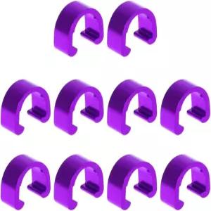 Q-샤오케 10pcs 자전거 MTB C 클립 버클 호스 브레이크 기어 케이블 하우징 가이드