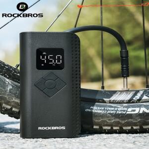 ROCKBROS 2000mAh 사이클링 전기 펌프 휴대용 무선 타이어 자동차 모토 다기능 밸브 농구 자전거