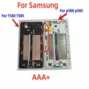 10.1 삼성 갤럭시 탭 A SM-T580 T585 LCD 디스플레이 스크린 터치 센서 패널 디지타이저 어셈블리 프레임