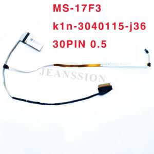 MSI MS-17F3 GF75 비디오 플렉스 케이블 노트북 LCD k1n-3040115-j36 K1N-3040115-H39