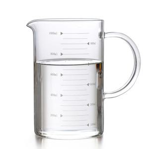 바리스타 계량 서버 1000ml 내열유리 핸드드립 커피 서버 계량컵