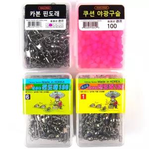 핀도래 100개/갈치 우럭/쭈꾸미채비/문어/낚시 채비