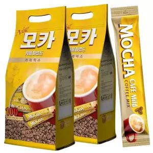[공식판매점] (행사한정옵션) 모카 카페마일드 100T x 3개 (총 300T) 스틱 커피믹스 인스턴트 사무실