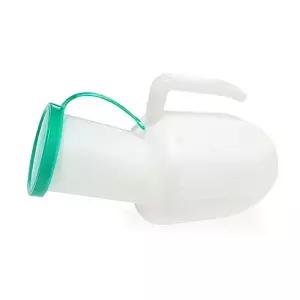 현대의료산업 휴대용 남성 소변기 남자 소변통 1000ml