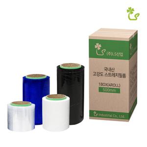 (무료 재단 슬리터 공업용랩 : 1박스) 잘 풀리는 스트레치필름 포장랩 산업용 자동 파레트 롤포장지