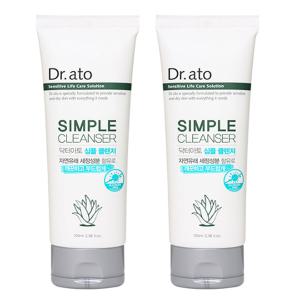 닥터아토 심플 클렌저 100ml x2개 폼클렌저 클렌징