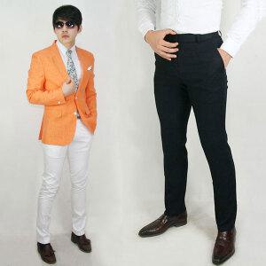 정장바지/봄 여름 남성/남자 슬림핏 슬랙스 일자스판 면바지