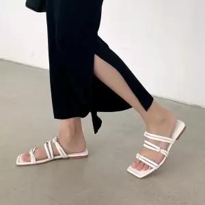 SOVO 리에르 스트랩 플랫 비치 슬리퍼 1cm